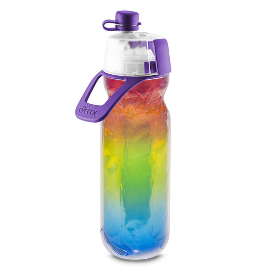 O2COOL - Mist N' Sip Insulated Bottle - 591ml - Rainbow