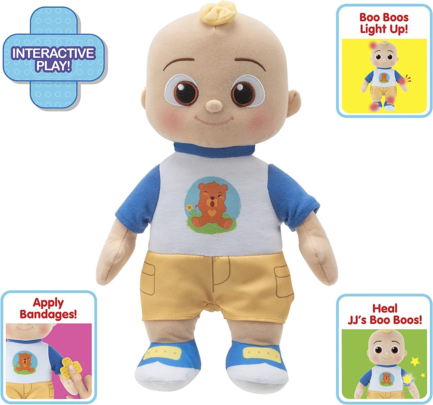 Cocomelon Peek-A-Boo Feature Plush Boo Boo JJ Cocomelon Peek-A-Boo Feature Plush Boo Boo JJ