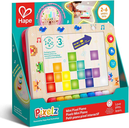 Hape Pixelz Mini Pixel Piano retail packaging