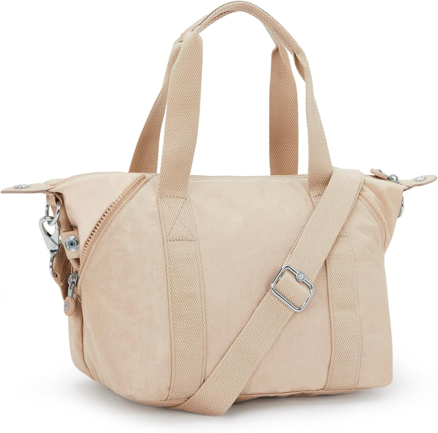 Kipling ART MINI Handbag Sparkled Beige - side view