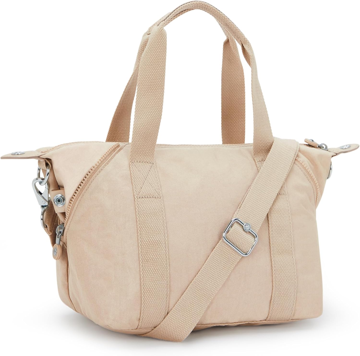 Kipling ART MINI Handbag Sparkled Beige - side view