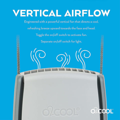 O2COOL Active Light Fan lifestyle