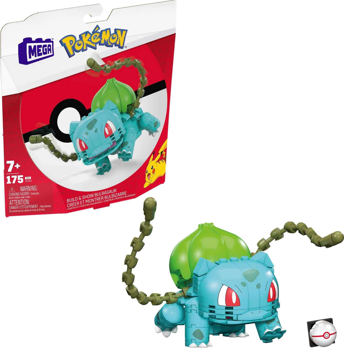 MEGA Pokemon Build and Show Bulbasaur building set