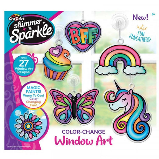 Cra-Z-Art - Shimmer 'n Sparkle Color Changing Window Art | 6Y+