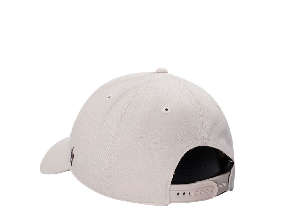47 Brand New York Yankees MVP Snapback Cap Natural - side view