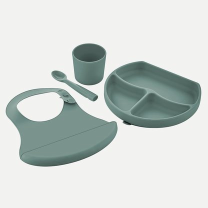 BabyJem Silicone Feeding Set Mint