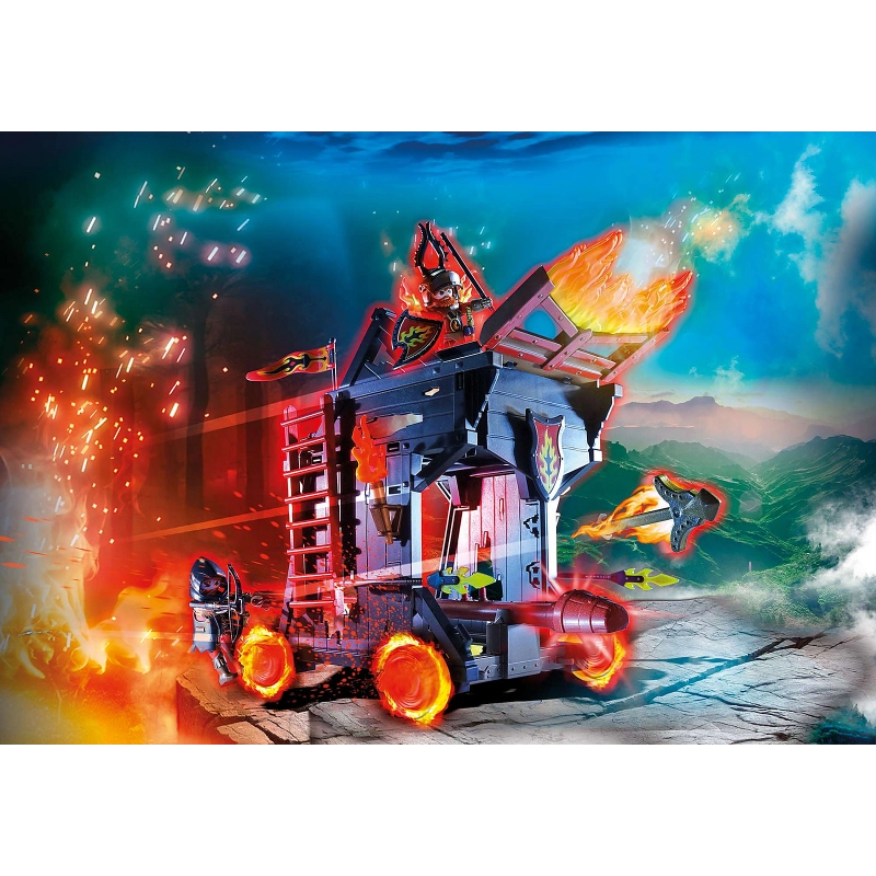 Playmobil - عربة حائط بيرنهام رايدرز النارية - 53 قطعة | 4 سنوات فما فوق Playmobil - عربة حائط بيرنهام رايدرز النارية - 53 قطعة | 4 سنوات فما فوق