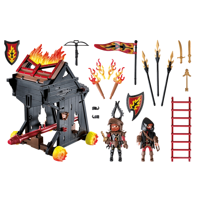 Playmobil - عربة حائط بيرنهام رايدرز النارية - 53 قطعة | 4 سنوات فما فوق Playmobil - عربة حائط بيرنهام رايدرز النارية - 53 قطعة | 4 سنوات فما فوق