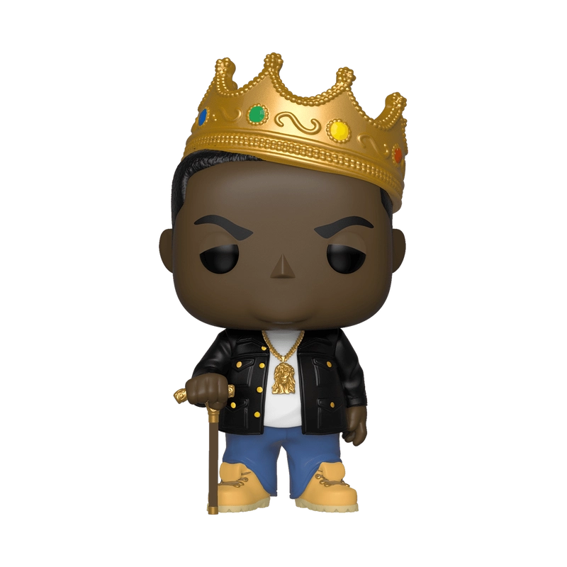 Funko - Pop! Rocks: Music- Notorious B.I.G. with Crown | 3Y+