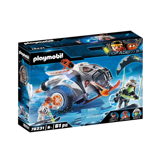 Playmobil - Spy Team Snow Glider- 61 Pcs | 6Y+