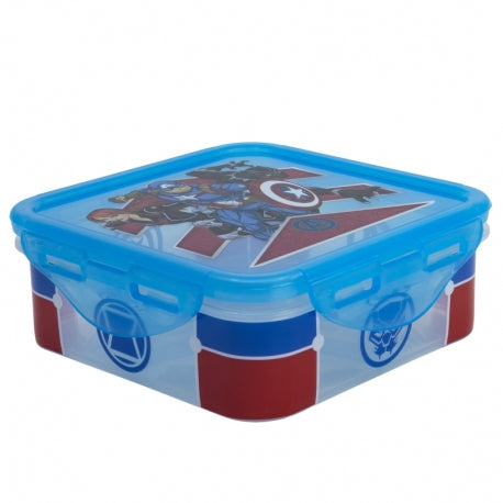 Stor - Square Hermetic Food Container - 500ml | AVENGERS HERALDIC ARMY