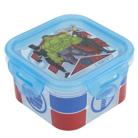 Stor - Square Hermetic Food Container - 290ml | AVENGERS HERALDIC ARMY
