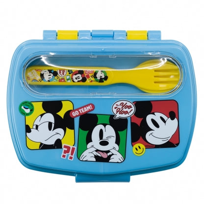 Stor - Funny Sandwich Box with Cutlery | MICKEY MOUSE FUN-TASTIC