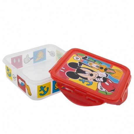 Stor - Square Hermetic Food Container - 500ml | MICKEY MOUSE BETTER TOGETHER