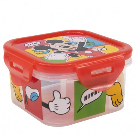 Stor - Square Hermetic Food Container - 290ml | MICKEY MOUSE BETTER TOGETHER