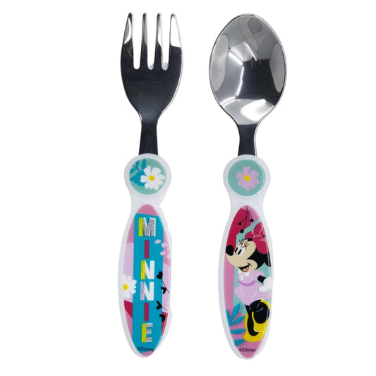 Stor - Elliptical Metallic Cutlery Set | MINNIE MOUSE BEING MORE MINNIE