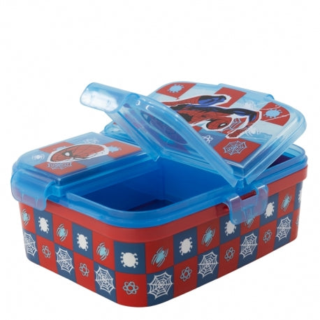 Stor - XL Multi compartment Sandwich Box | SPIDERMAN ARACHNID GRID Stor - XL Multi compartment Sandwich Box | SPIDERMAN ARACHNID GRID