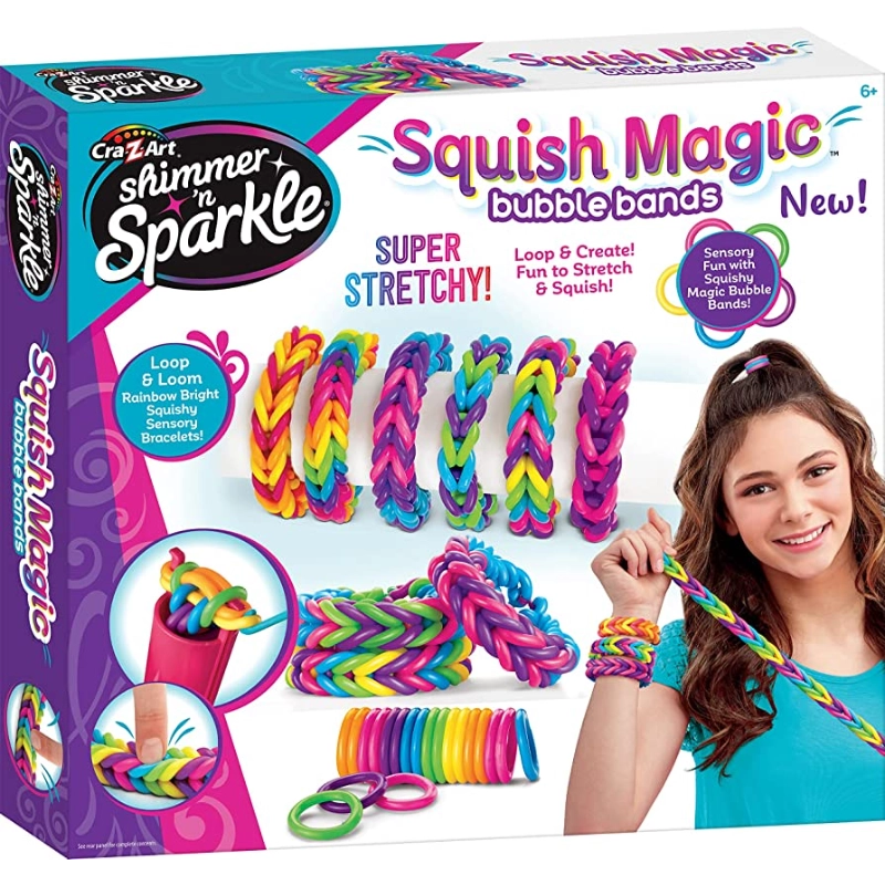 Cra-Z-Art - Shimmer 'n Sparkle Squish Magic Bubble Band | 6Y+ Cra-Z-Art - Shimmer 'n Sparkle Squish Magic Bubble Band | 6Y+