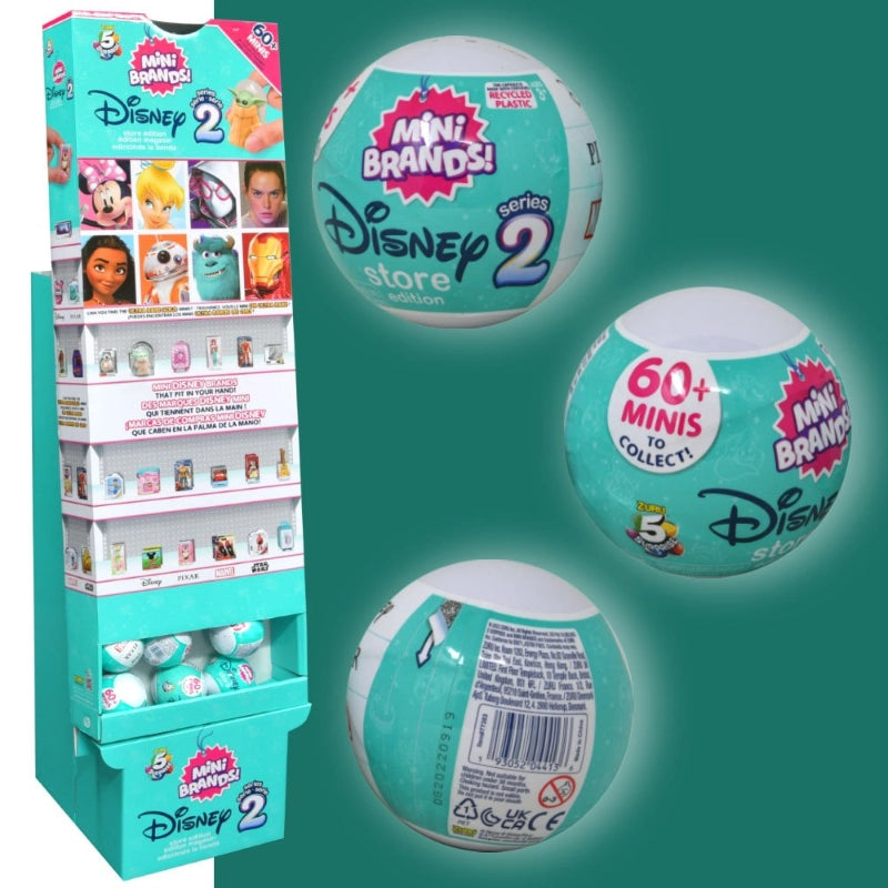 Mini Brands - Disney Store Series 2- 88 قطعة- سايدكيك | 3 سنوات فما فوق Mini Brands - Disney Store Series 2- 88 قطعة- سايدكيك | 3 سنوات فما فوق