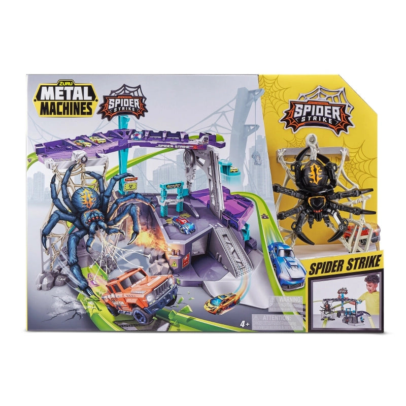 Metal Machines - مجموعة اللعب سلسلة 1 سبايدر سترايك | 4 سنوات فما فوق Metal Machines - مجموعة اللعب سلسلة 1 سبايدر سترايك | 4 سنوات فما فوق
