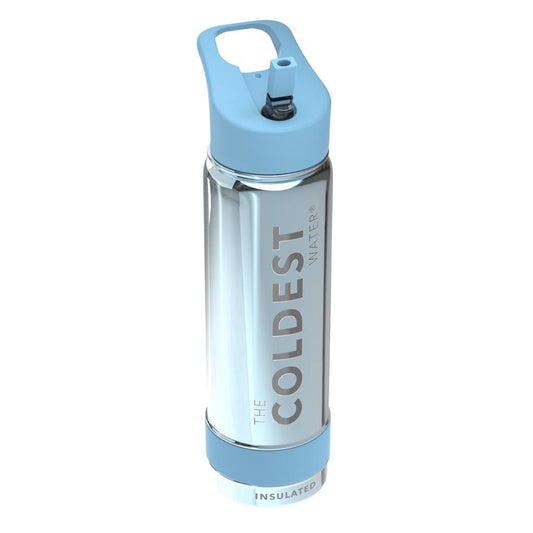 The Coldest Water - Straw Sports Bottle - 709ml - 24 OZ - Reflections