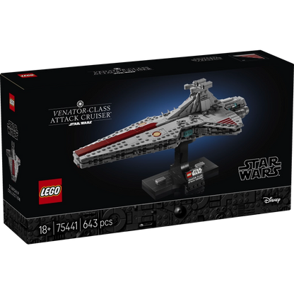 Lego - Venator-Class Attack Cruiser 643 Pcs 18Y+ — BambiniJO Jordan