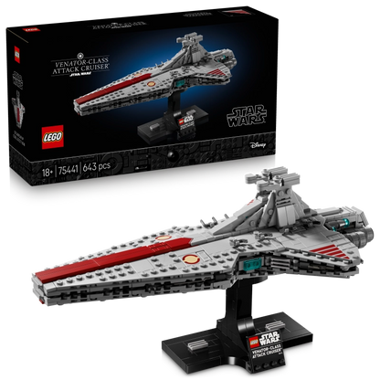 Lego - Venator-Class Attack Cruiser 643 Pcs 18Y+ — BambiniJO Jordan