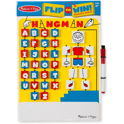Melissa & Doug - Flip-To-Win Hangman Travel Game | 6Y+