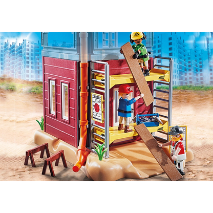 Playmobil - Scaffolding With Workers- 51 Pcs | 5Y+