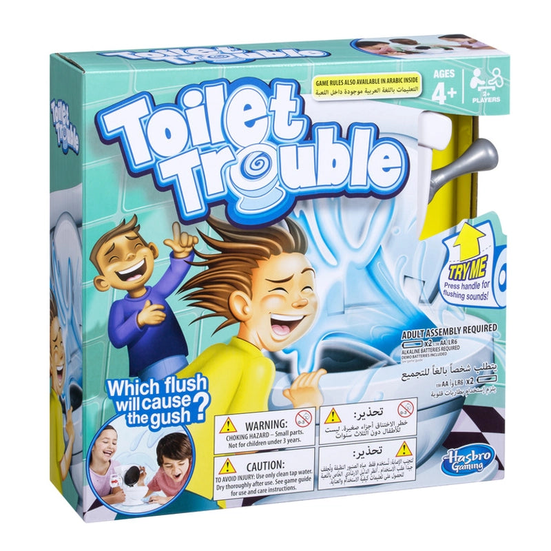 Hasbro Gaming - Toilet Trouble Game | 4Y+