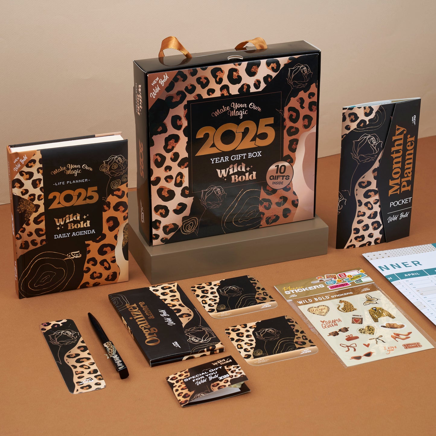 Mofkera | مفكرة | Wild Bold | 2025 Agenda Gift Box