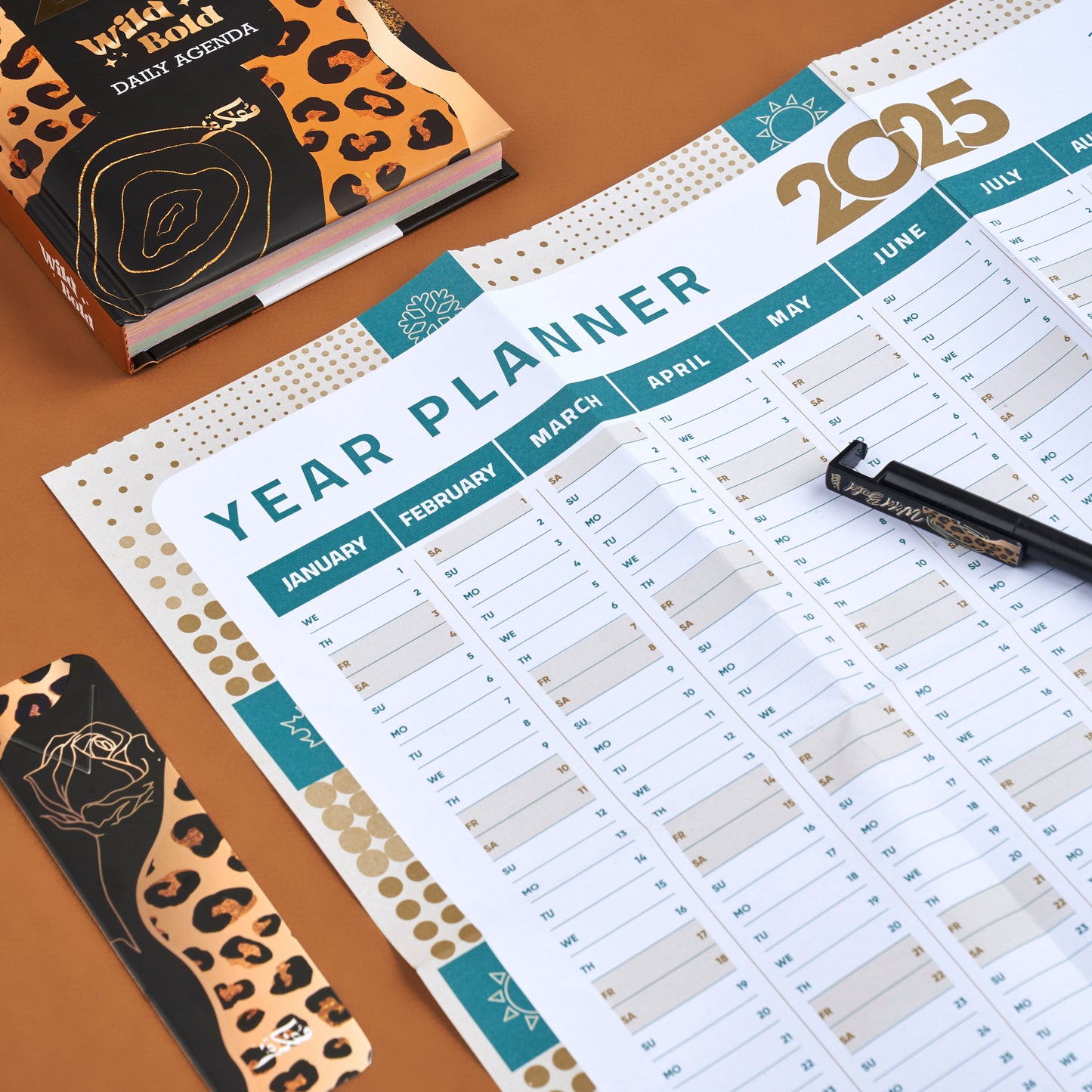 Mofkera | مفكرة | Wild Bold | 2025 Agenda Gift Box