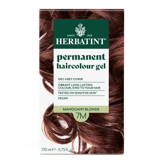 Herbatint 7M Mahogany Blonde box front — BambiniJO Jordan