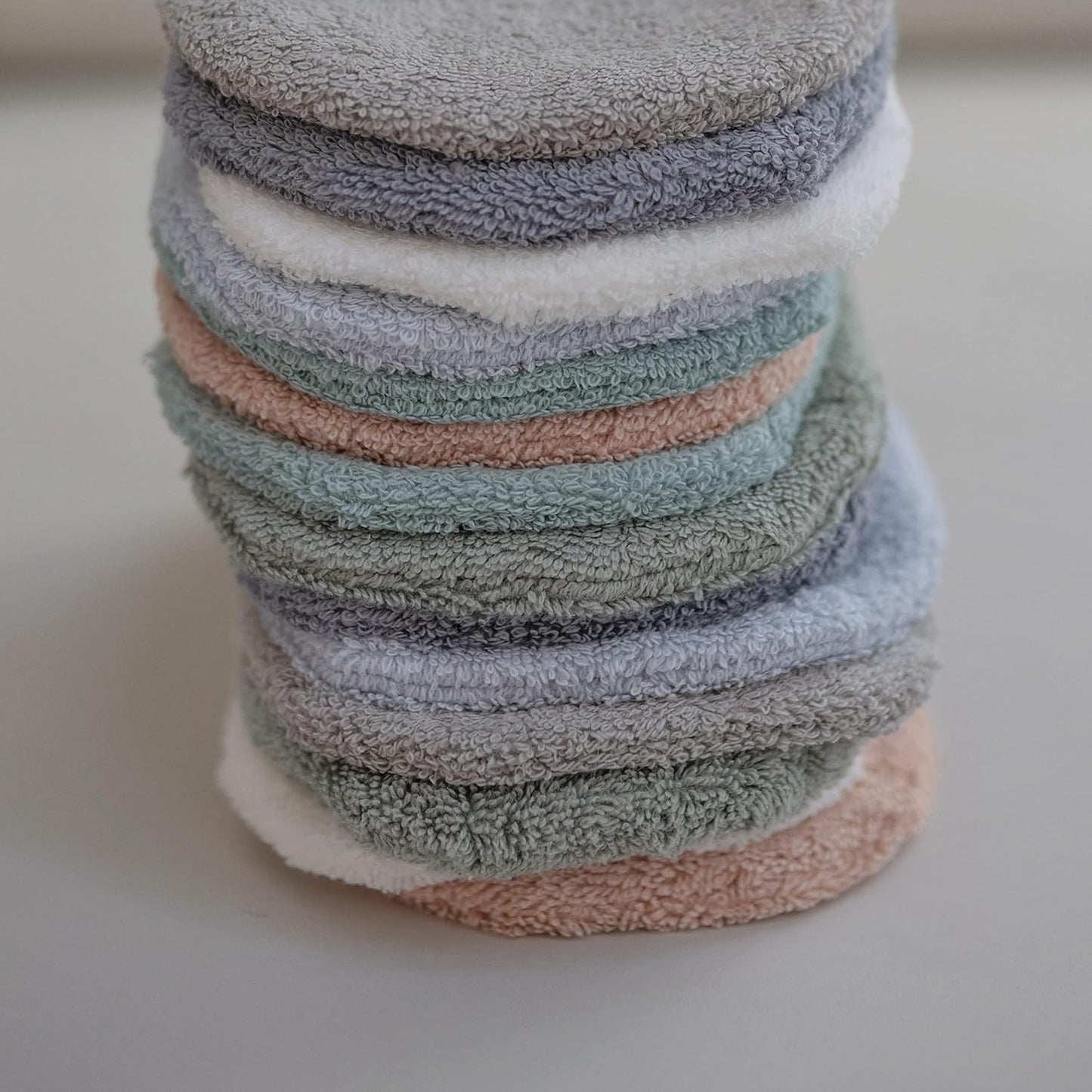 MUSHIE - Organic Cotton Bath Mitt | 2-Pack | Baby Blue