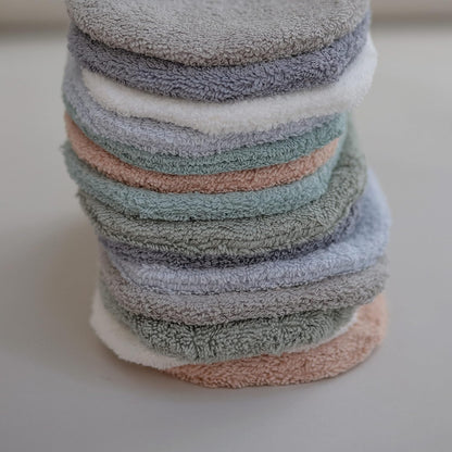 MUSHIE - Organic Cotton Bath Mitt | 2-Pack | Baby Blue