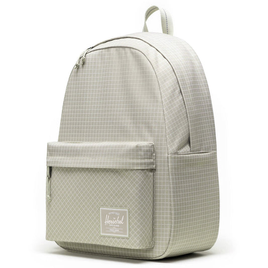 Herschel Classic XL Backpack in Grid - London Fog, side view — BambiniJO Jordan