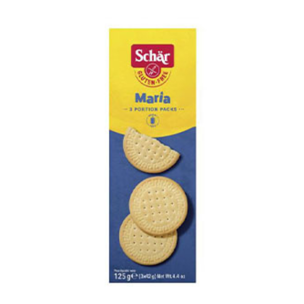 Dr. Schar Gluten Free Maria Plain Biscuits 125g pack