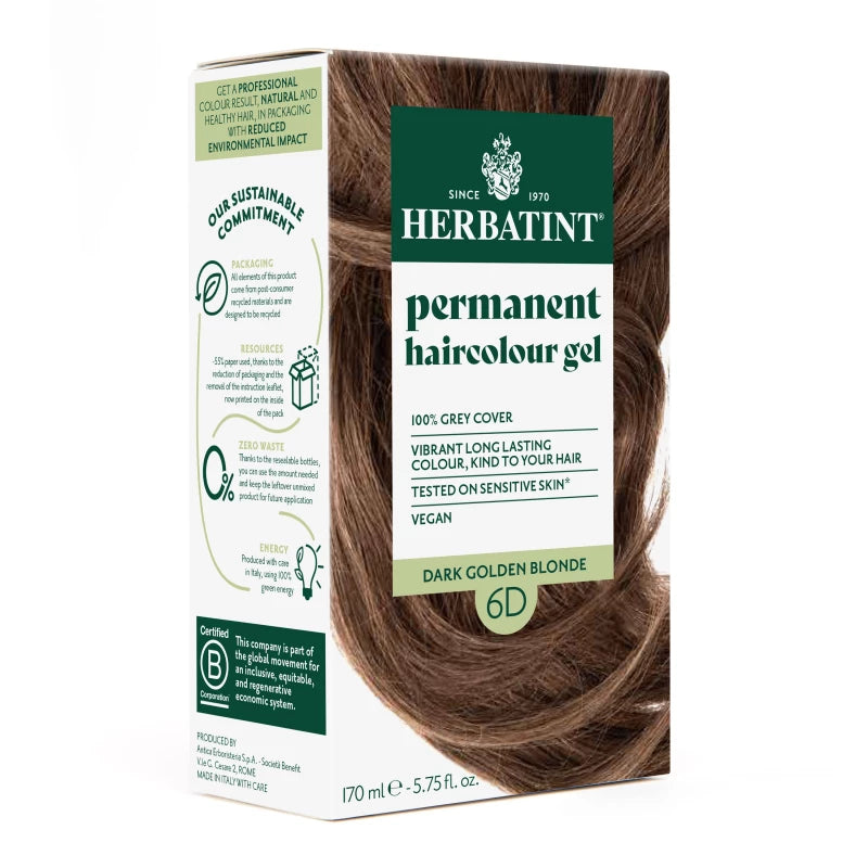 Herbatint 6D Dark Golden Blonde 170ml