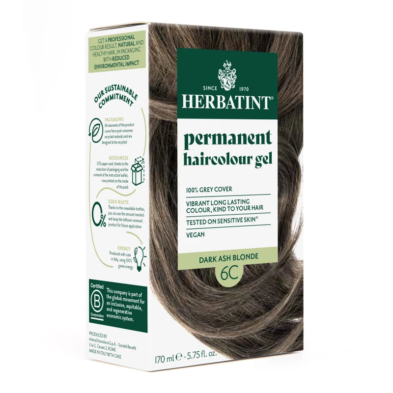 Herbatint 6C Dark Ash Blonde 170ml