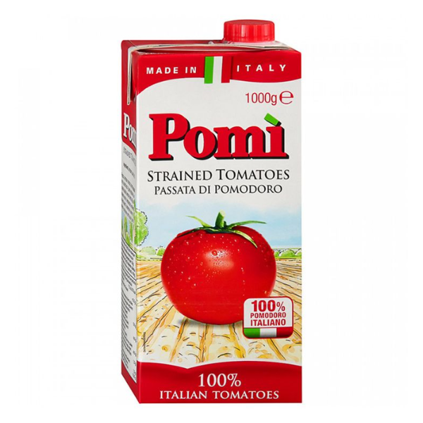 Pomi Strained Crushed Tomatoes 1kg carton — BambiniJO Jordan