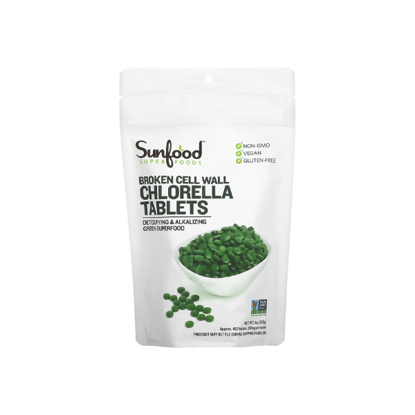 Sunfoods Chlorella Tablets 113g jar — BambiniJO Jordan