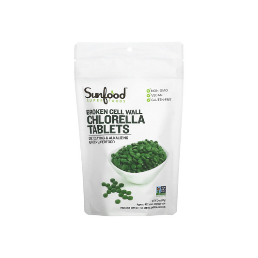 Sunfoods Chlorella Tablets 113g jar — BambiniJO Jordan