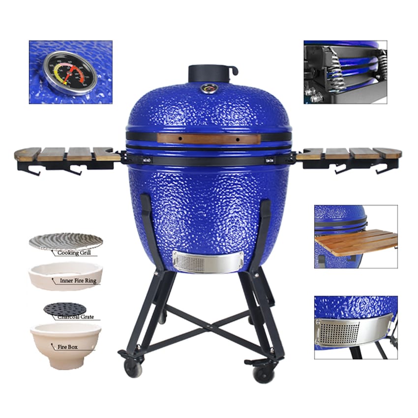 Kamado - Outdoor Ceramic Japanese Grill X-Large 23.5 Inch Kamado - Outdoor Ceramic Japanese Grill X-Large 23.5 Inch