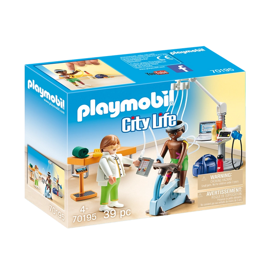 Playmobil - Physical Therapist Set- 39 Pcs | 4Y+