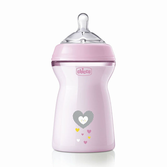 Chicco Natural Feeling Bottle 6M+ 330ml Fast Flow — BambiniJO Jordan