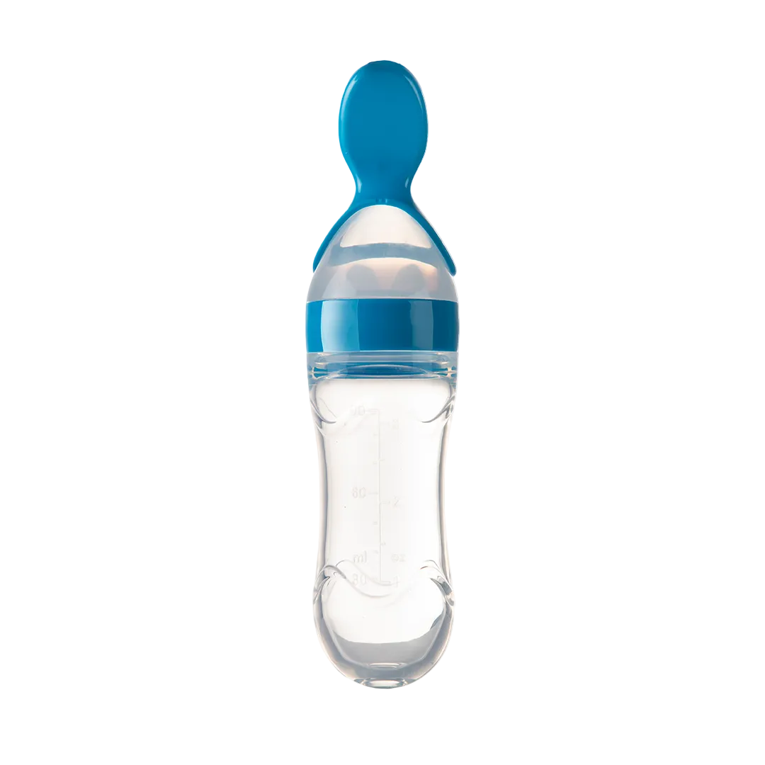 BabyJem Squeezing Feeding Bottle Blue