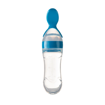 BabyJem Squeezing Feeding Bottle Blue