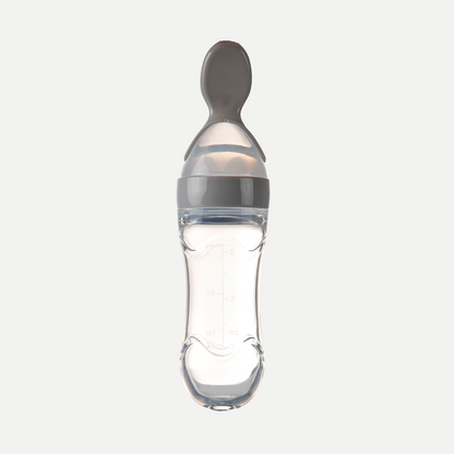BabyJem Squeezing Feeding Bottle Grey