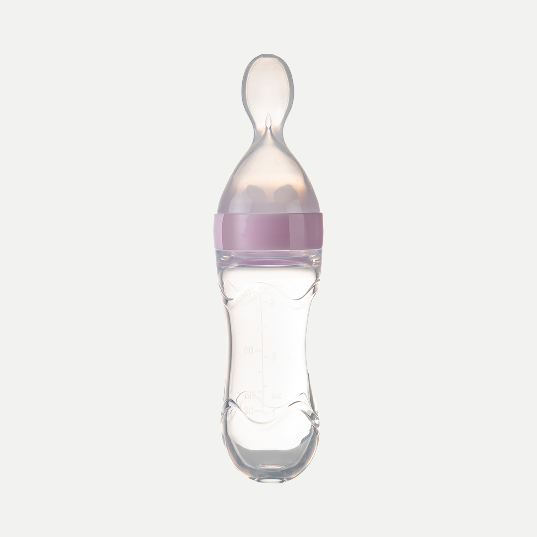 BabyJem Squeezing Feeding Bottle Pink