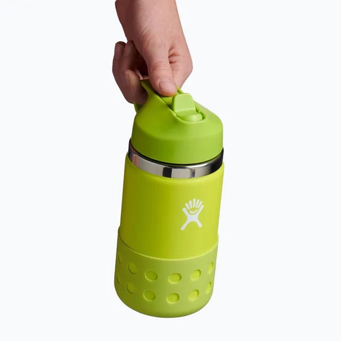 Hydro Flask - Kids Wide Mouth Straw Lid & Boot | FIREFLY | 355 ml Hydro Flask - Kids Wide Mouth Straw Lid & Boot | FIREFLY | 355 ml